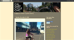 Desktop Screenshot of calgarycyclechic.com